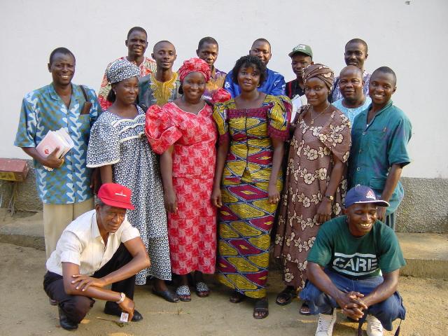 watershedstaff32 CARE CHC Facilitators trained by Dr. J. Waterkeyn (Africa AHEAD) 2002